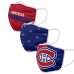 Montreal Canadiens - Sport Team 3-pack NHL face mask