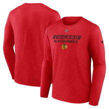 Chicago Blackhawks - 2024 Authentic Pro Core Red NHL Langärmlige Shirt