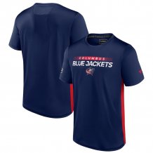 Columbus Blue Jackets - Authentic Pro Rink Tech NHL T-Shirt