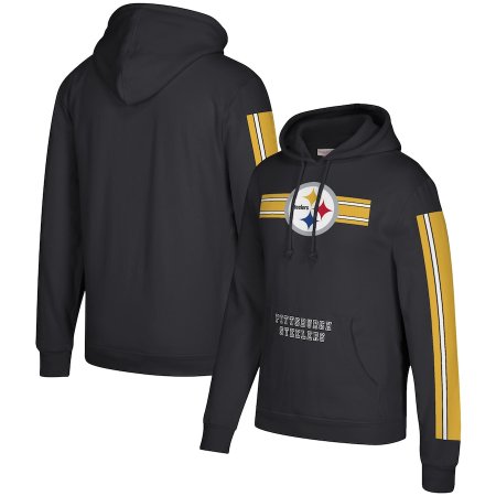 Pittsburgh Steelers - Three Stripe NFL Mikina s kapucňou