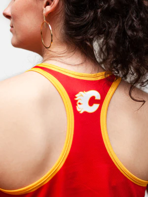 Calgary Flames Frauen - Racerback Hockey NHL Muskelshirt