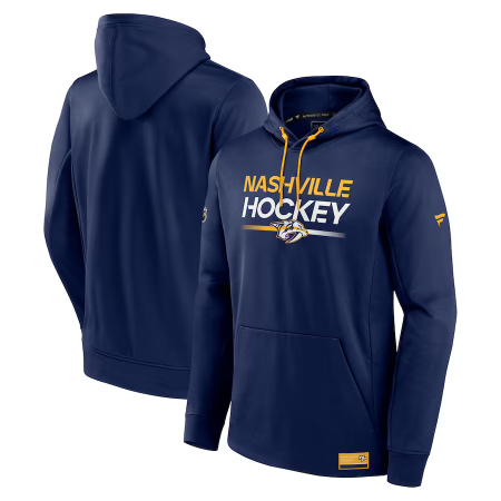 Nashville Predators - Authentic Pro 23 NHL Bluza s kapturem
