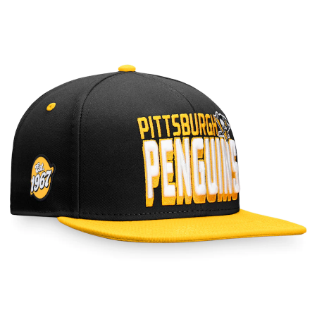 Pittsburgh Penguins - Gold Heritage Retro Snapback NHL Čiapka