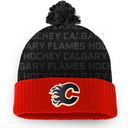 Calgary Flames - Authentic Pro Rinkside Cuffed NHL Czapka zimowa