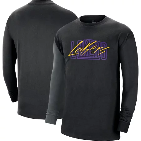 Los Angeles Lakers - Courtside Versus Flight NBA Long Sleeve T-Shirt