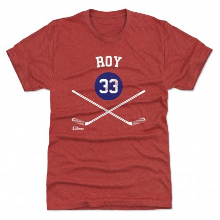 Montreal Canadiens - Patrick Roy Sticks Red NHL T-Shirt