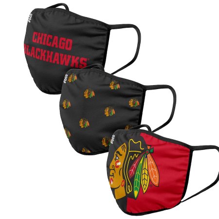 Chicago Blackhawks - Sport Team 3-pack NHL Gesichtsmaske
