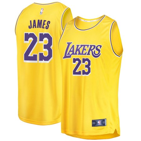 Los Angeles Lakers Youth - LeBron James Fast Break Replica NBA Jersey