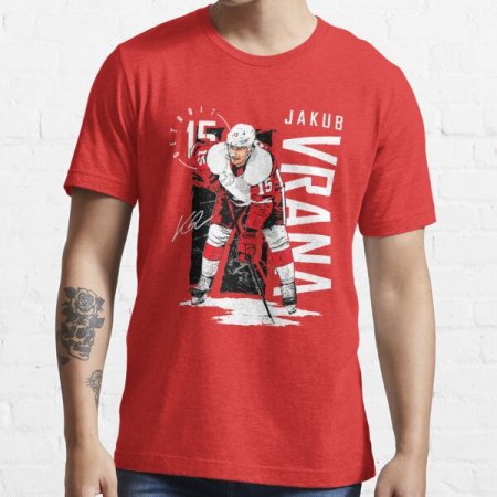 Detroit Red Wings - Jakub Vrana Vintage Red NHL T-Shirt