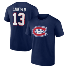 Montreal Canadiens - Cole Caufield Blue NHL T-Shirt