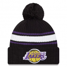 Los Angeles Lakers - White Stripe NBA Knit hat
