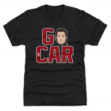 Carolina Hurricanes - Sebastian Aho GO CAR Black NHL T-Shirt
