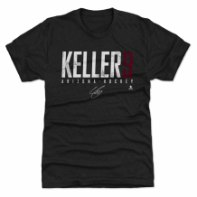 Arizona Coyotes - Clayton Keller Elite Black NHL T-Shirt