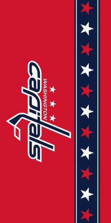 Washington Capitals - Belt Stripe NHL Ręcznik plażowy