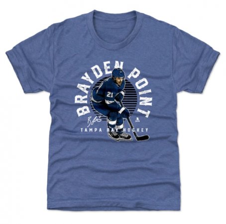 Tampa Bay Lightning Youth - Brayden Point Emblem NHL T-Shirt