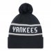 New York Yankees - Jake Cuff Black MBL Knit hat