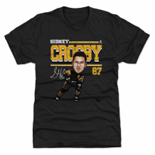 Pittsburgh Penguins - Sidney Crosby Cartoon Black NHL T-Shirt