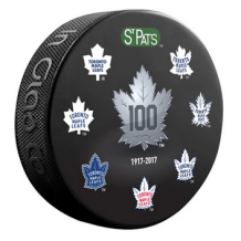 Toronto Maple Leafs - Centennial 8 Logos NHL Puck