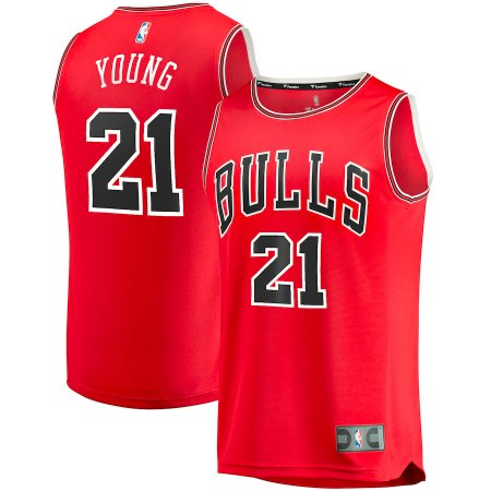 Chicago Bulls - Thaddeus Young Red Replica NBA Jersey