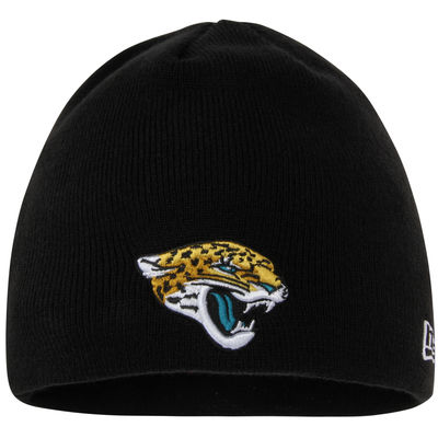 Jacksonville Jaguars - Solid Uncuffed NFL Knit Hat