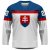 Slowakei - 2022 Hockey Replica Fan Trikot Weiß/Name und Nummer