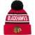 Chicago Blackhawks Detská - Wordmark NHL Zimná čiapka