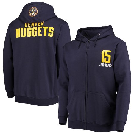 Denver Nuggets - Nikola Jokic Full-Zip NBA Mikina s kapucí