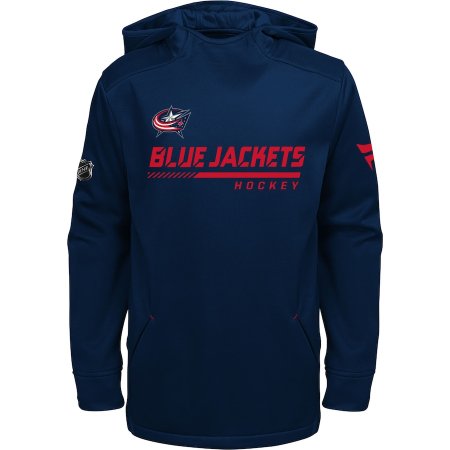 Columbus Blue Jackets Dětská - Authentic Locker Room NHL Mikina s kapucí