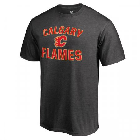 Calgary Flames - Victory Arch Gray NHL T-Shirt