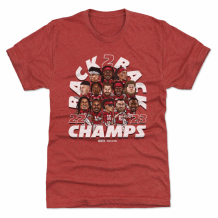 Kansas City Chiefs - Football 2023 Champs Red NFL T-Shirt