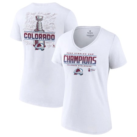 Colorado Avalanche Frauen - 2022 Stanley Cup Champions Signature Roster NHL T-shirt