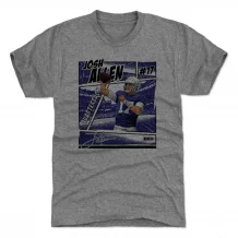 Buffalo Bills - Josh Allen Comic Gray NFL T-Shirt