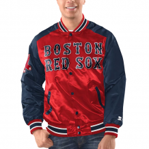 Boston Red Sox - Full-Snap Varsity Satin MLB Jacket