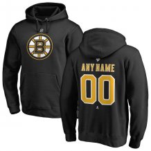 Boston Bruins - Team Authentic NHL Mikina s kapucí/Vlastní jméno a číslo