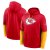 Kansas City Chiefs - 2024 Sideline Club Pullover Red NFL Mikina s kapucňou