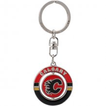 Calgary Flames - Enameled Spinner NHL Přívěsek