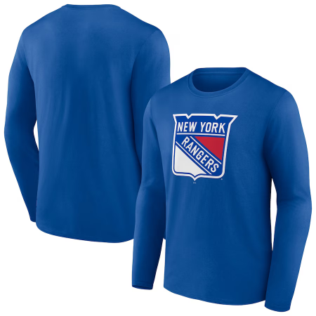 New York Rangers - Primary Logo NHL Mikina Tričko s dlhým rukávom