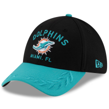 Miami Dolphins - 2025 Draft 39Thirty Black NFL Hat