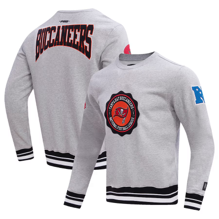Tampa Bay Buccaneers - Crest Emblem Pullover NFL Sweatshirt