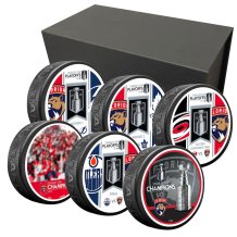 Florida Panthers - 2025 Stanley Cup Champs NHL 6 Puck Se