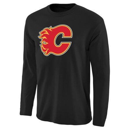 Calgary Flames - Primary Logo Team NHL Langärmlige Shirt