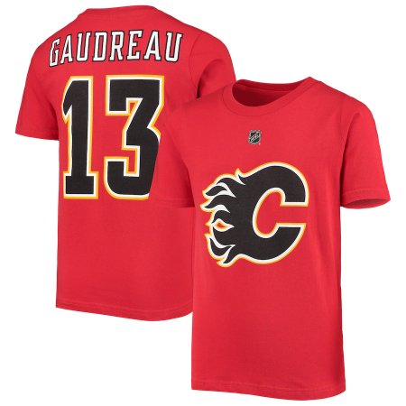 Calgary Flames Detské - Johnny Gaudreau NHL Tričko
