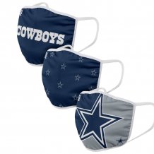 Dallas Cowboys - Sport Team 3-pack NFL face mask