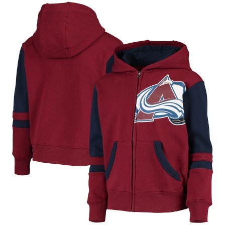 Colorado Avalanche Dětská - Faceoff Full-zip NHL Mikina s kapucí
