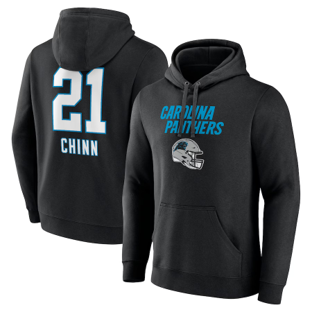Carolina Panthers - Jeremy Chinn Wordmark NFL Mikina s kapucňou