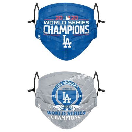 Los Angeles Dodgers - 2020 World Champions 2-pack MLB face mask