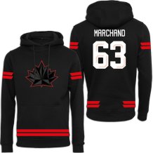 Kanada -  Brad Marchand 2026 Hokejová Mikina s kapucí