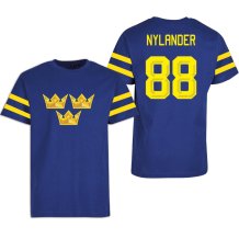 Schweden - William Nylander 2026 Hockey T-shirt - Blau