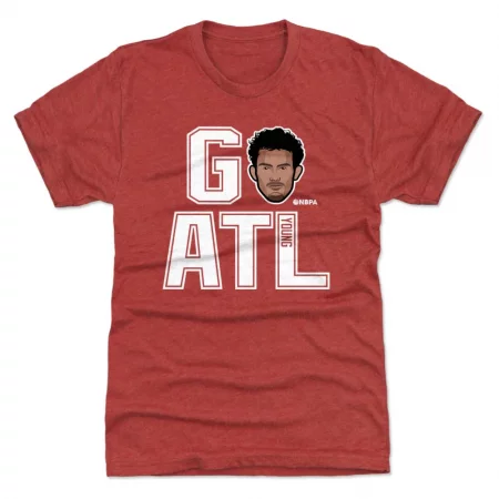 Atlanta Hawks - Trae Young GO ATL Red NBA T-Shirt