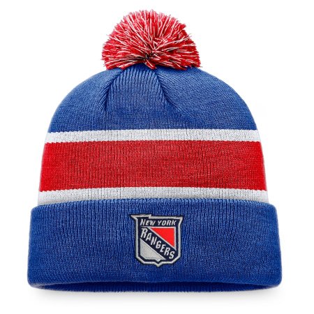 New York Rangers Blue Reverse Retro 2.0 Pom Cuffed Knit Hat - NHL Shop  Europe 